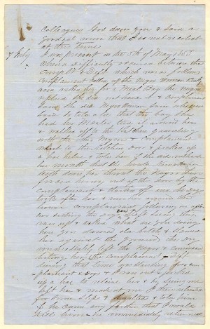 Slavery Document of 1853